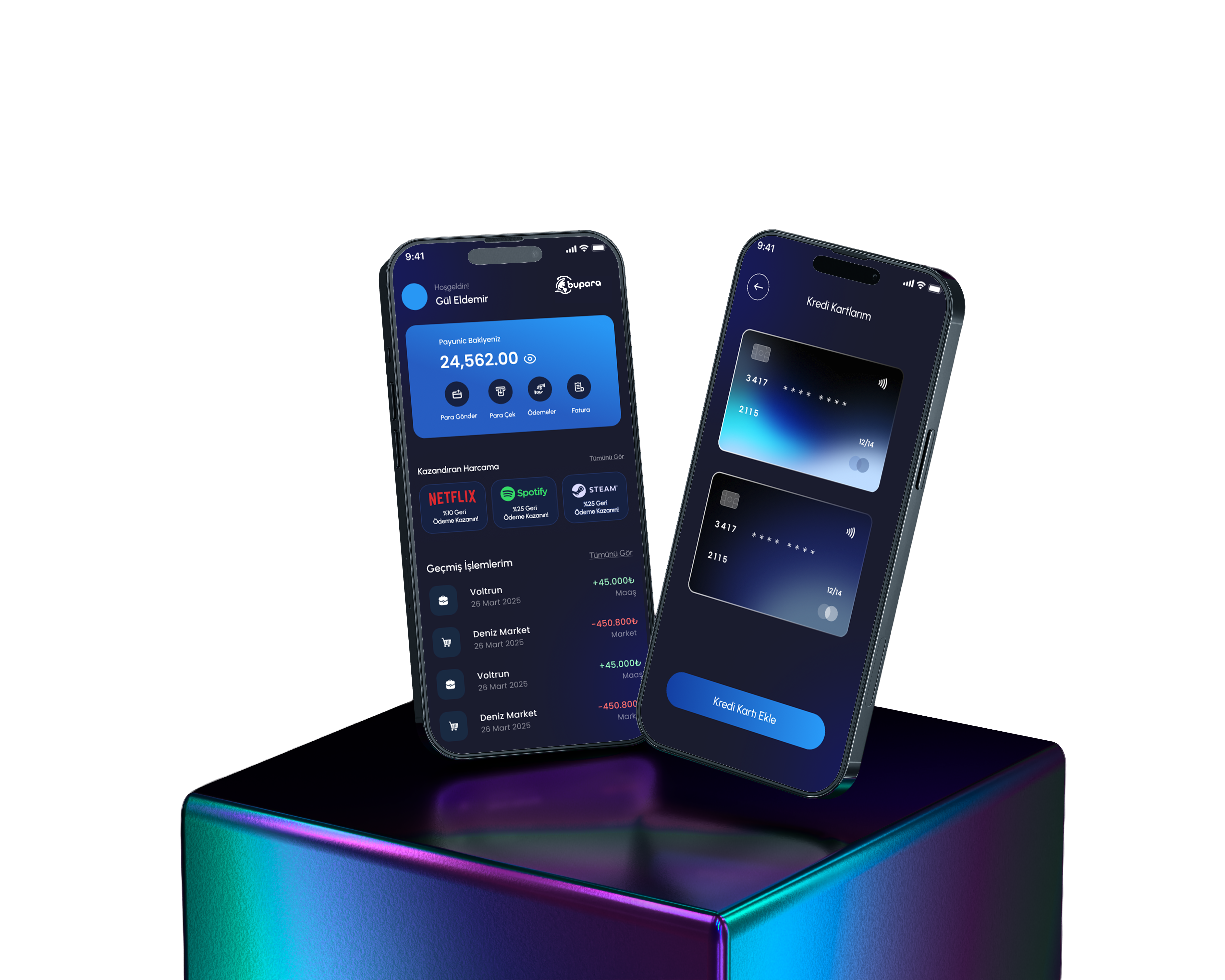 Mobil uygulama önizlemesi